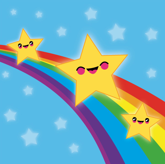 Kawaii Rainbow 03 on Behance