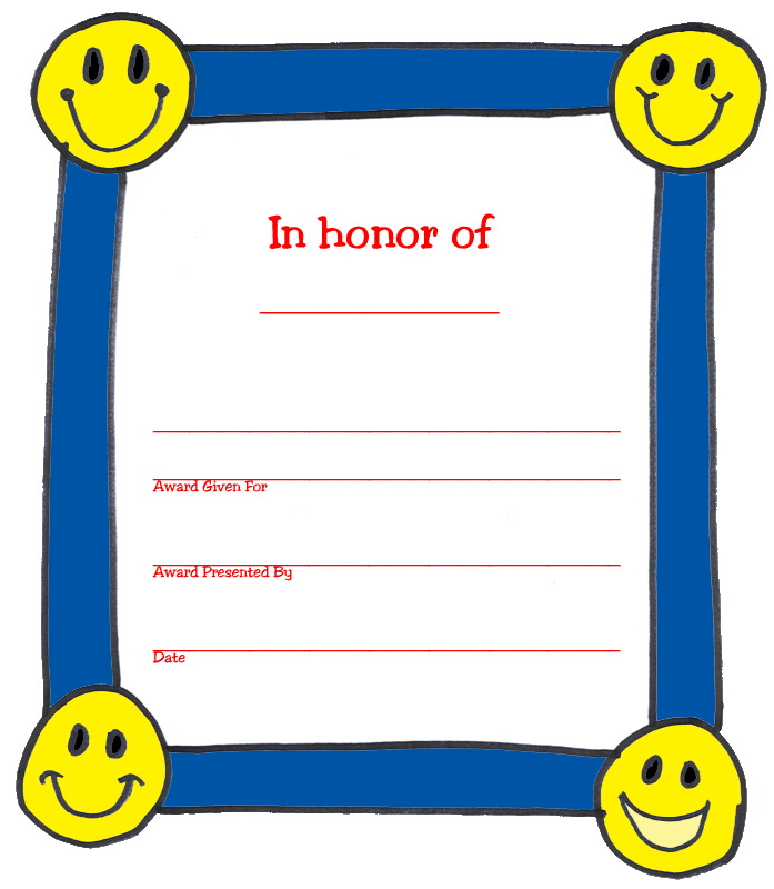 The Youth Online Club - Printable Borders