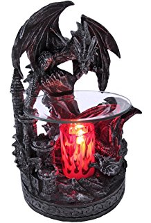 Amazon.com: Evil Dragon Pentagram Pendulum Mantel Clock: Home ...