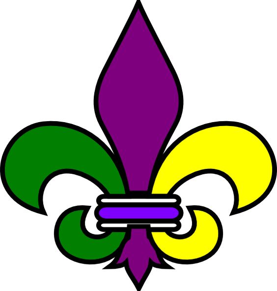 Saints fleur de lis clip art