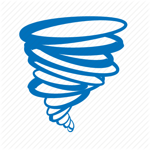 Hurricane, spinning, tornado, turing, twisting, weather, wind icon ...