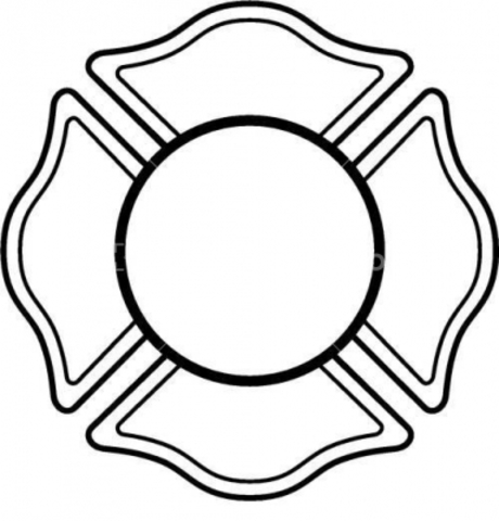 Maltese Cross Outline Clipart