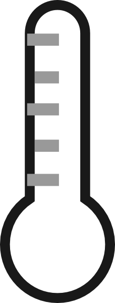 Black Thermometer 10 Clip Art - vector clip art ...
