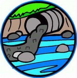 Water with pollution clipart