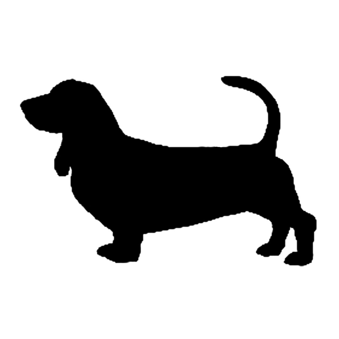 Hound head clipart silhouette