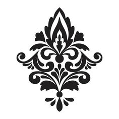 Stencil Damask Pattern - ClipArt Best