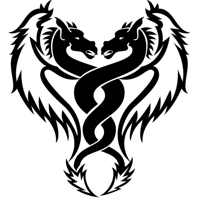 Simple Dragon Designs - ClipArt Best