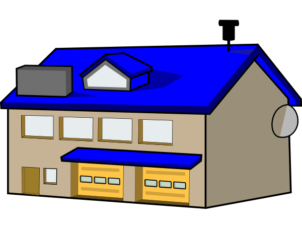 Fire Station Clipart