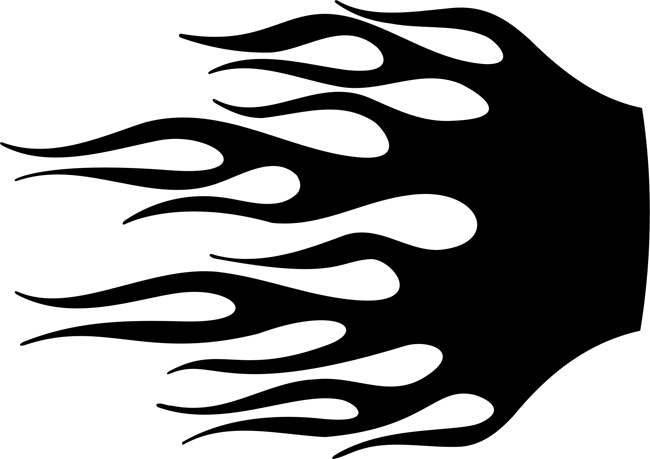 Flame Stencils Printable
