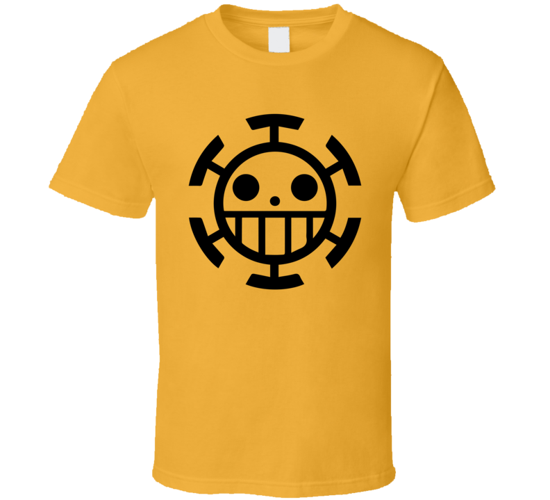 One Piece Jolly Roger Pirate Flag Heart Pirates T Shirt