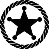 Sheriff badge clip art