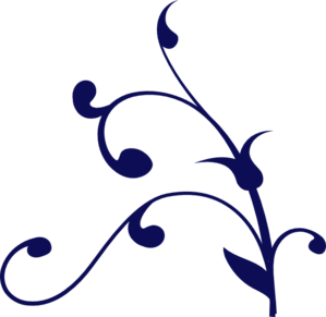 Navy blue wedding clipart