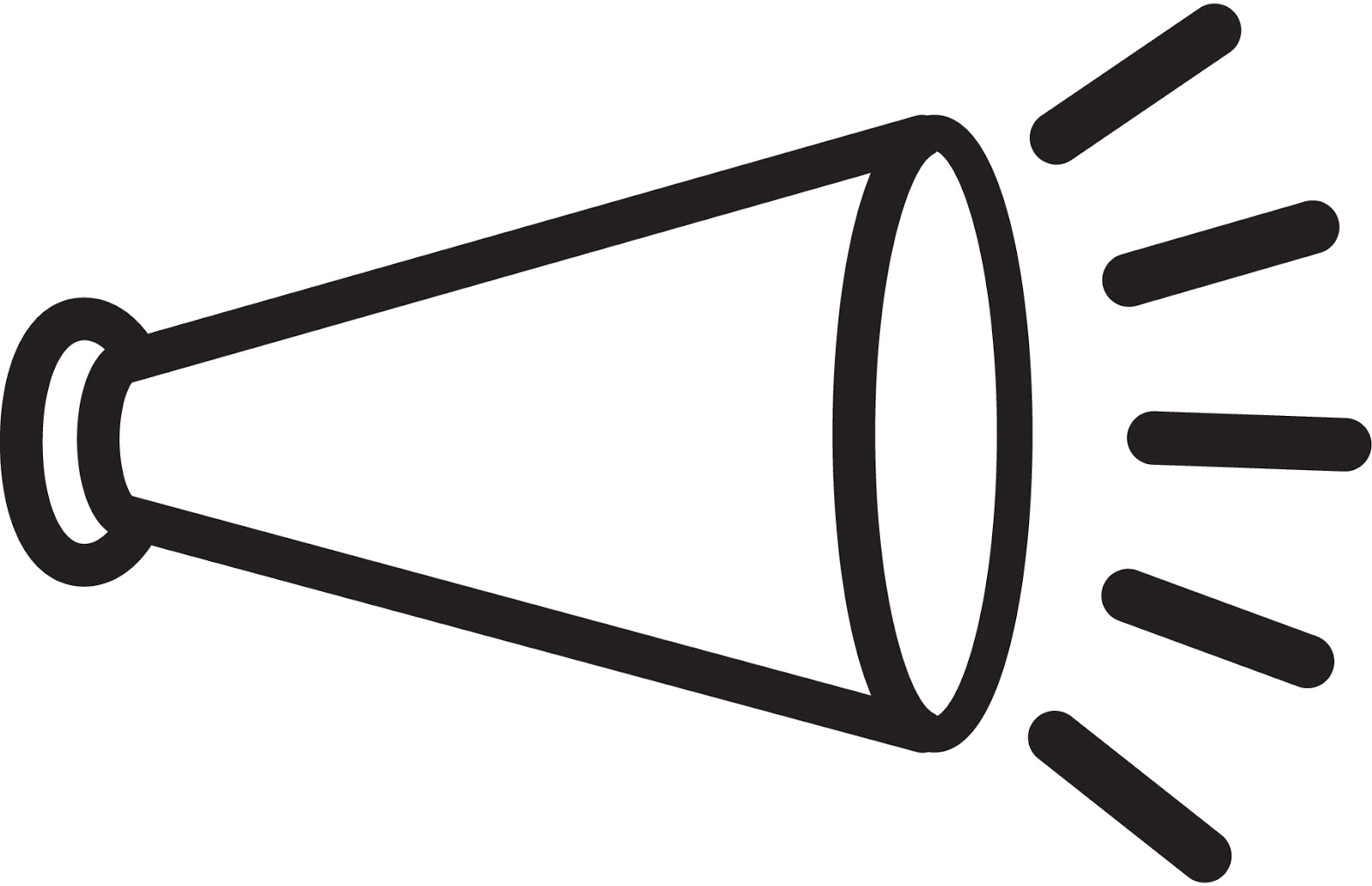 Cheerleading Megaphone Clipart - Tumundografico