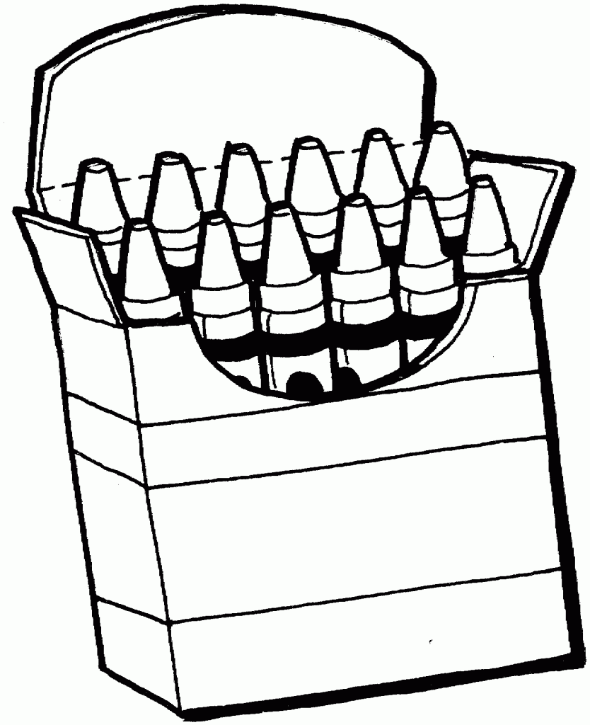 Black and white clipart of pencil