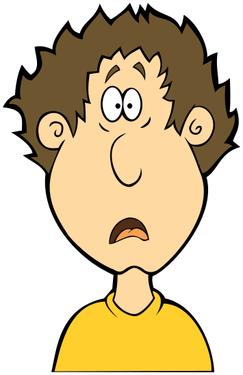 Shock surprise clipart