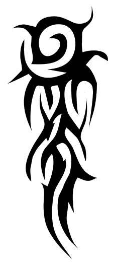 Man in tattoo clipart png