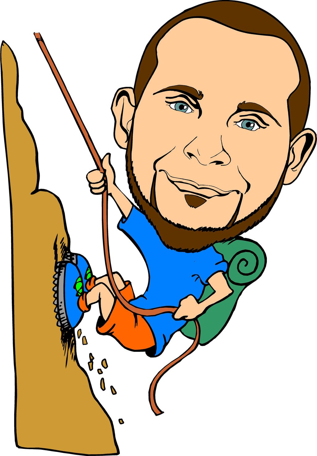 Mountain Climber Clipart - Tumundografico