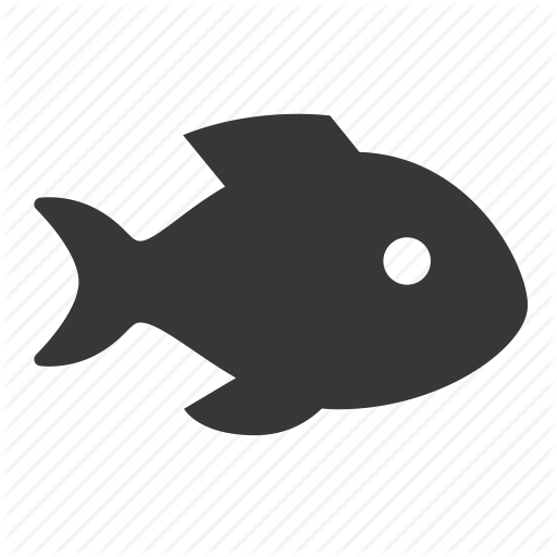 Fish, marine, maritime, nautical, raw, shipping, simple icon ...