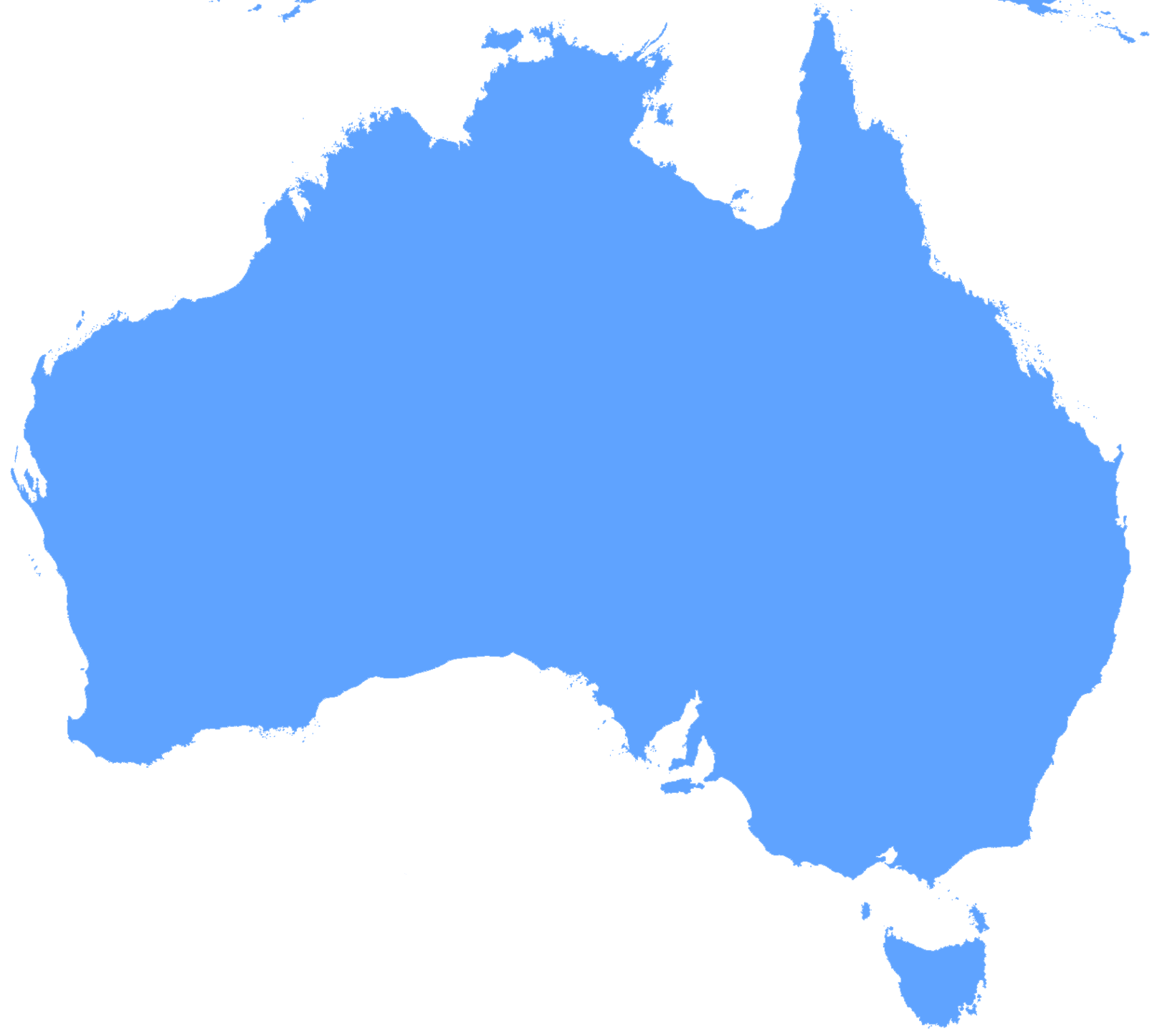Australia Outline Clipart - Free to use Clip Art Resource