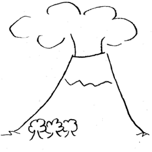 Lava Black And White Clipart