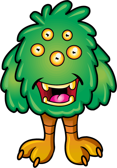 Funny Monster Clipart