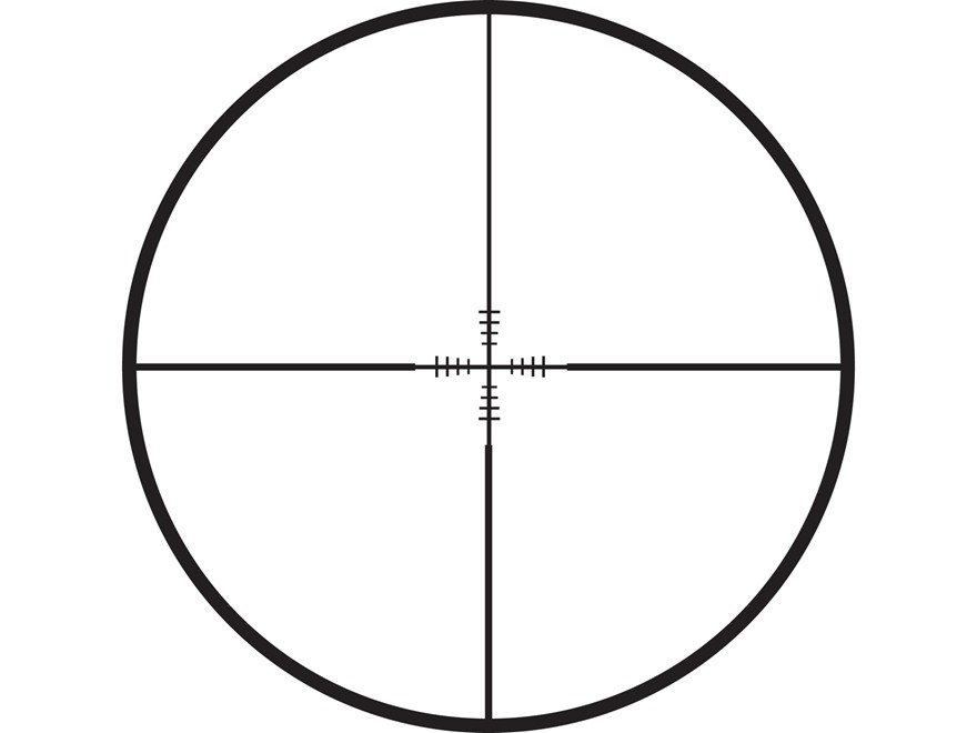 NcStar Compact Rifle Scope 4x 30mm P4 Sniper Reticle Matte