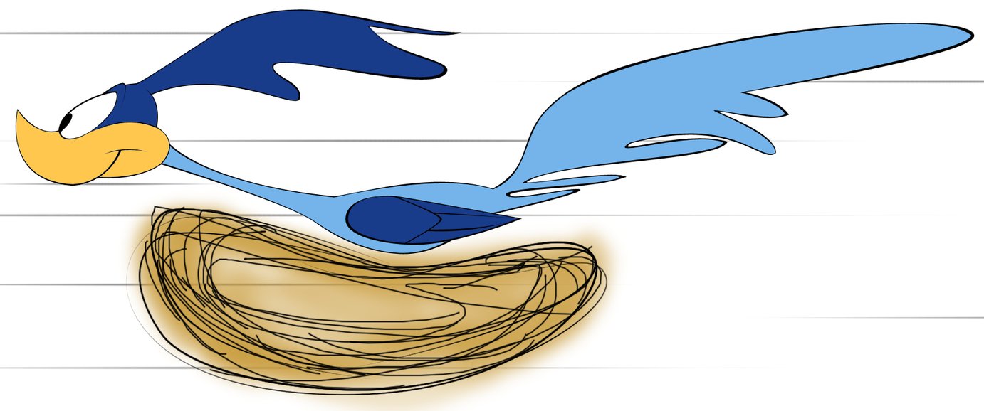 Roadrunner cartoon free clipart