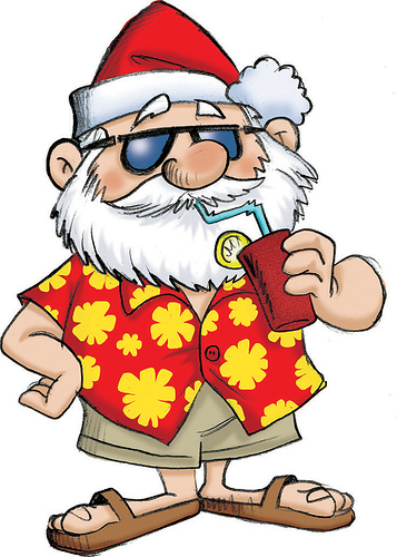 Beach xmas clipart and photos