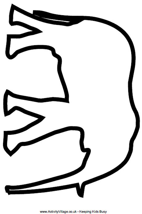 Elephant Template 2