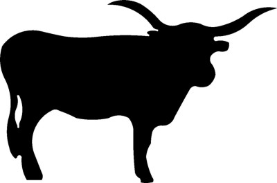 Longhorn Silhouette Clipart