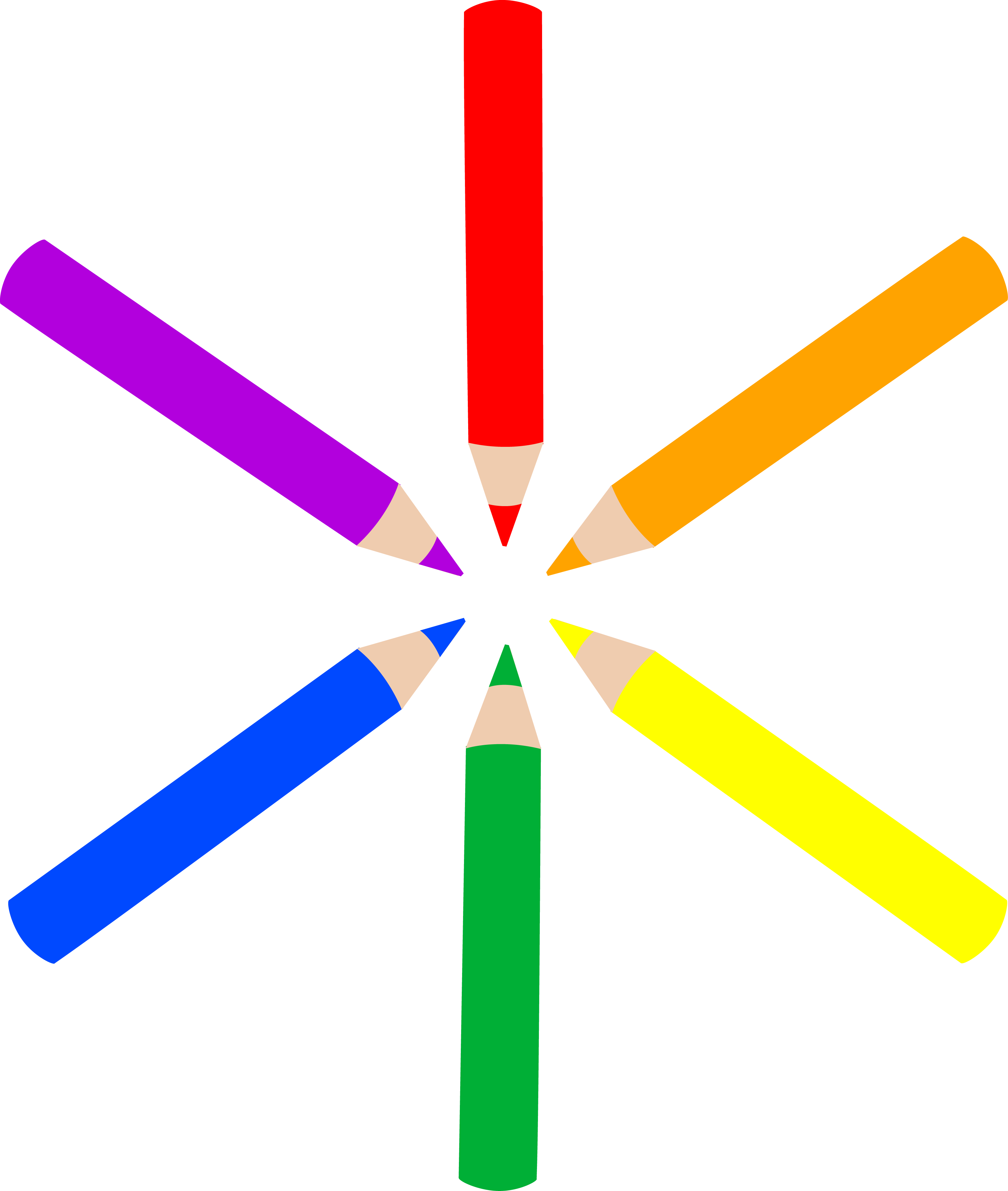Colouring pencils clipart