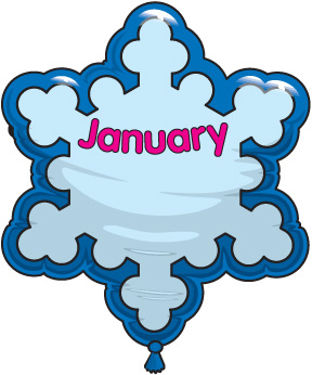 Clip Art January - Tumundografico
