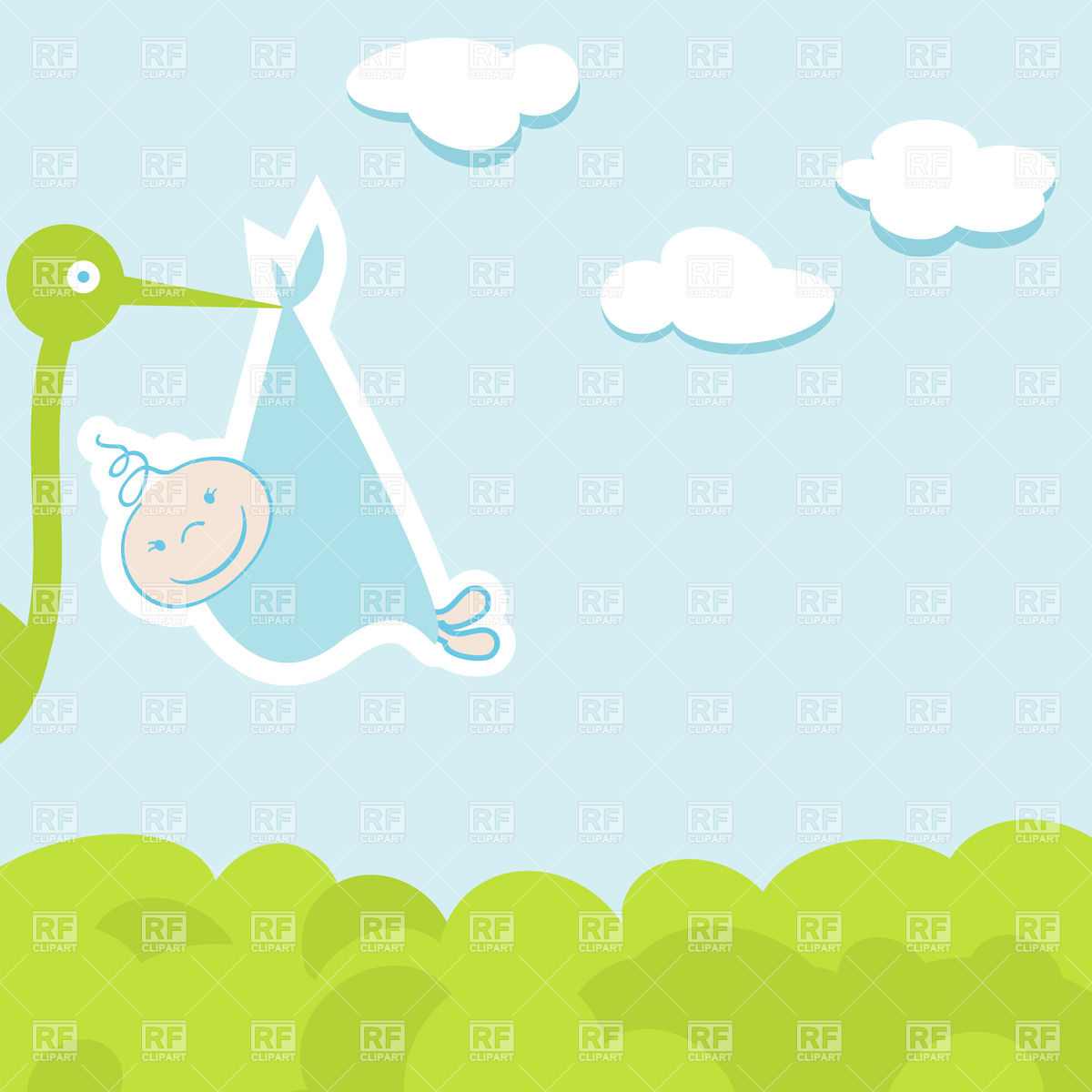 Baby Announcement Clipart