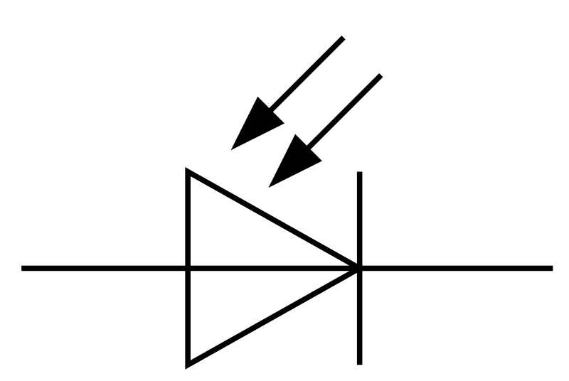 Free Clipart: IEC Photodiode Symbol | Symbol
