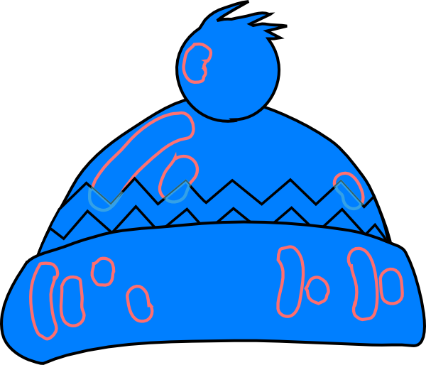 Scarf And Winter Hats Clipart