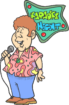 Christmas Karaoke Clipart