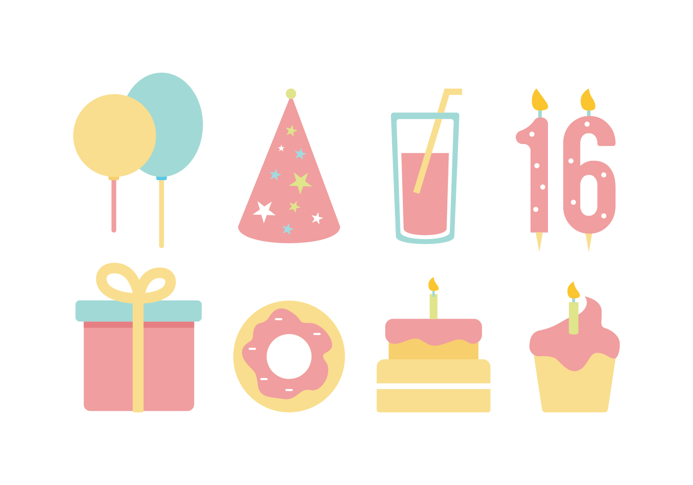 Birthday Icon Free Vector Art - (18766 Free Downloads)