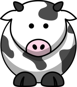 Cow Icon Clip Art - vector clip art online, royalty ...