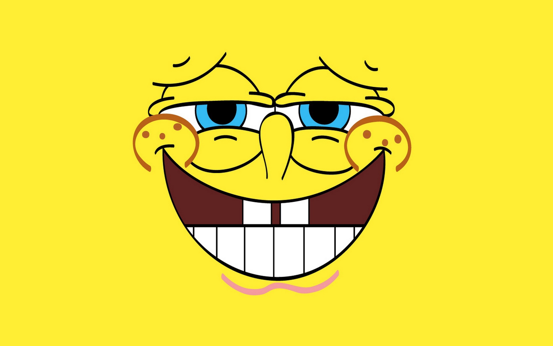 Spongebob Cheesy Grin - SpongeBob SquarePants Wallpaper (1920x1200 ...