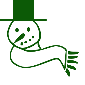 Snowman Face Clipart