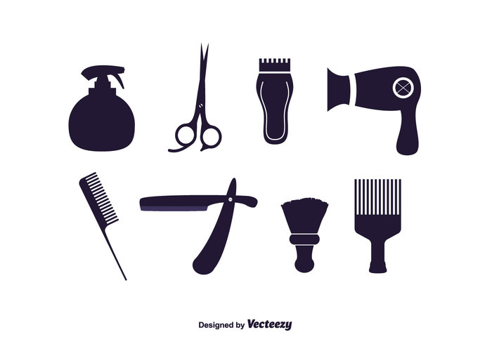 Vector Set of Barber Tools - Download Free Vector Art, Stock ...
