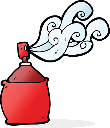 Clip Art Of A Spray Paint Clip Art, Vector Images & Illustrations ...