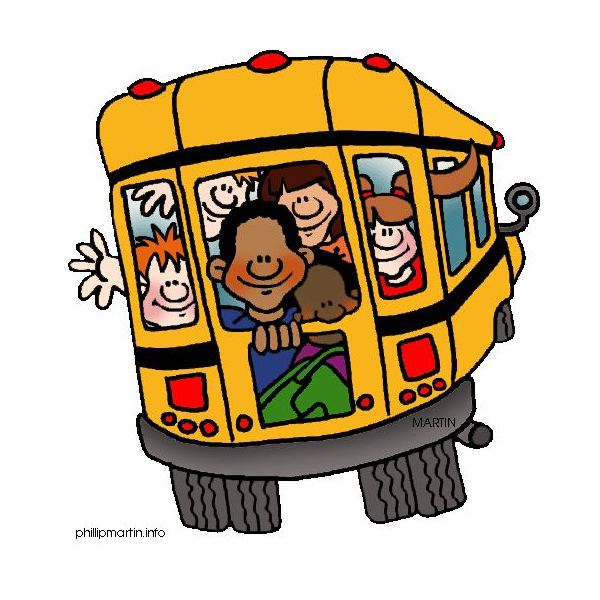 Students Leaving School Clipart