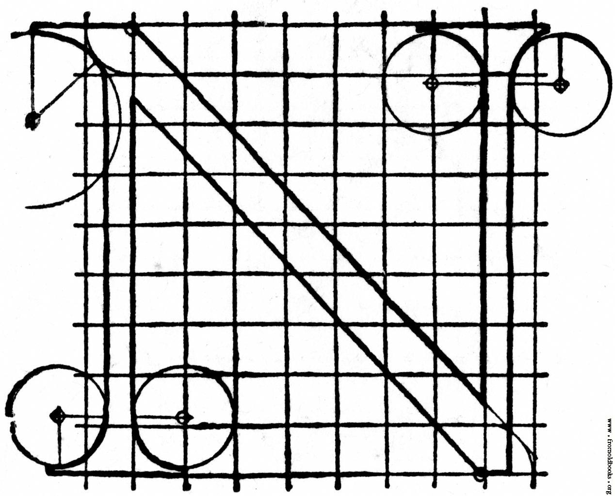 Letter N from “Alphabet after Serlio” [image 500x403 pixels]
