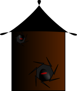 Ninja House clip art - vector clip art online, royalty free ...