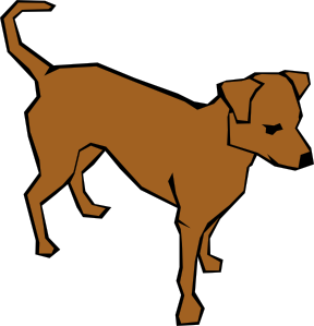 Dog Simple Drawing Clip Art - vector clip art online ...