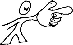 Finger pointing - thinair