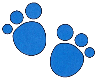Blues Clues Paw Print Printable - ClipArt Best