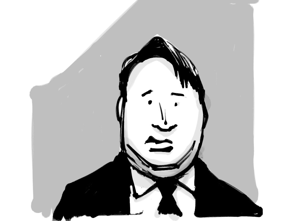 stefan's sketch blog: 2 caricatures and a house