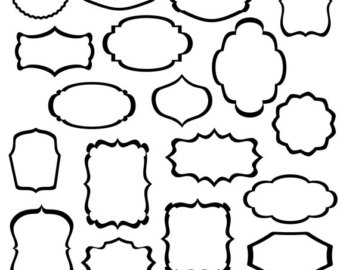 black outline